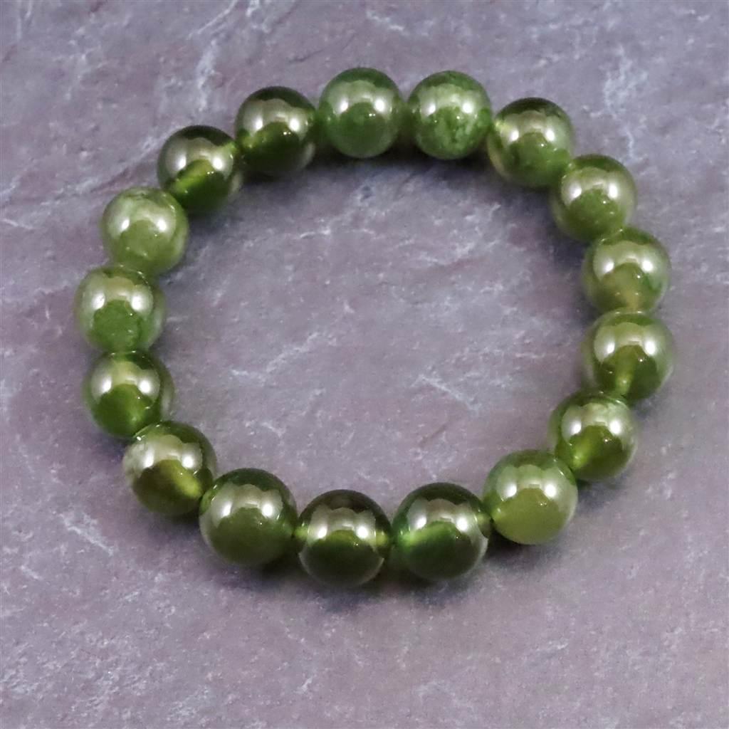 ベスビアナイト アイドクレース 11mmブレスレット 46.6g  #584321枚目の画像