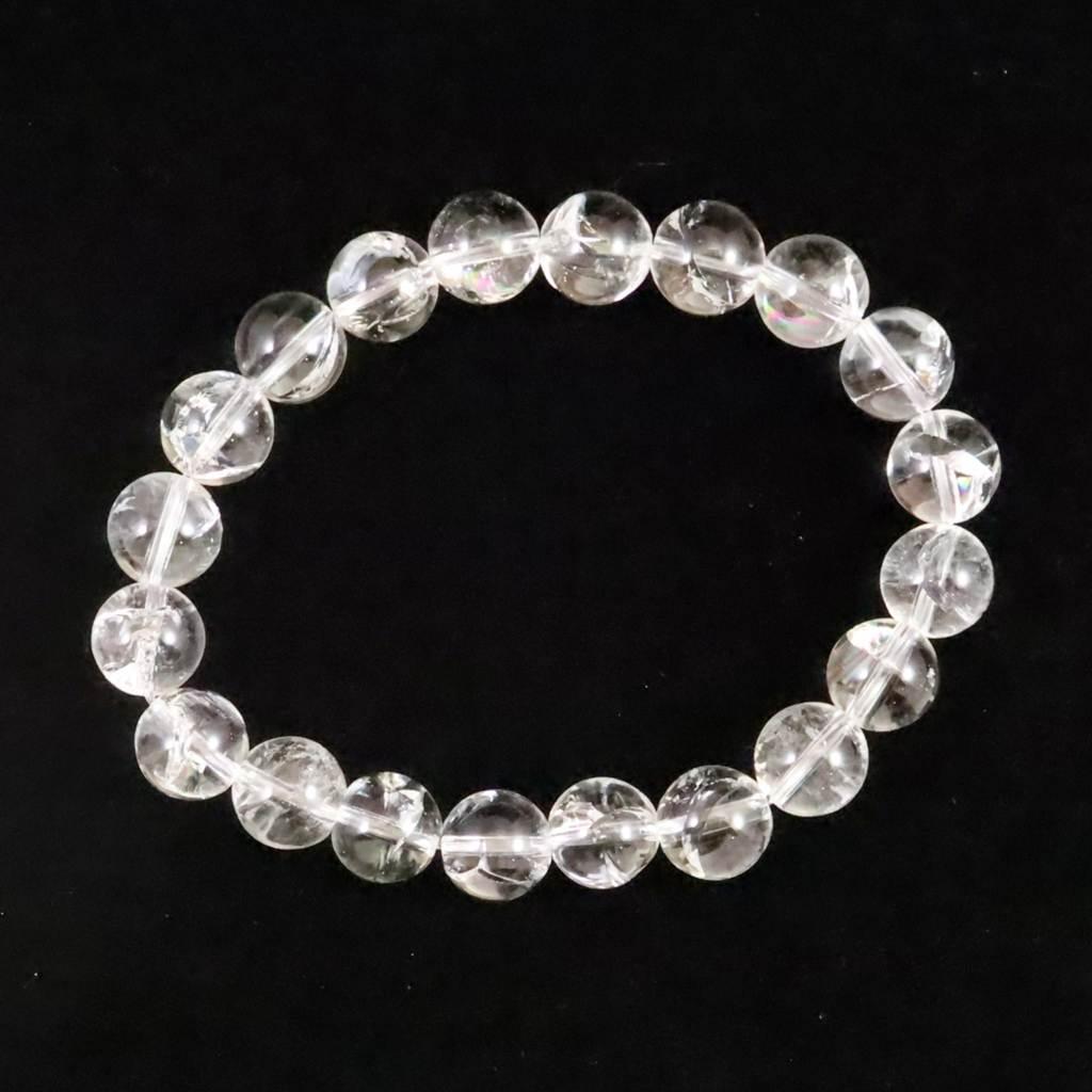 ヒマラヤ水晶 アイリスクォーツ 10ミリブレスレット　29.7g #26476