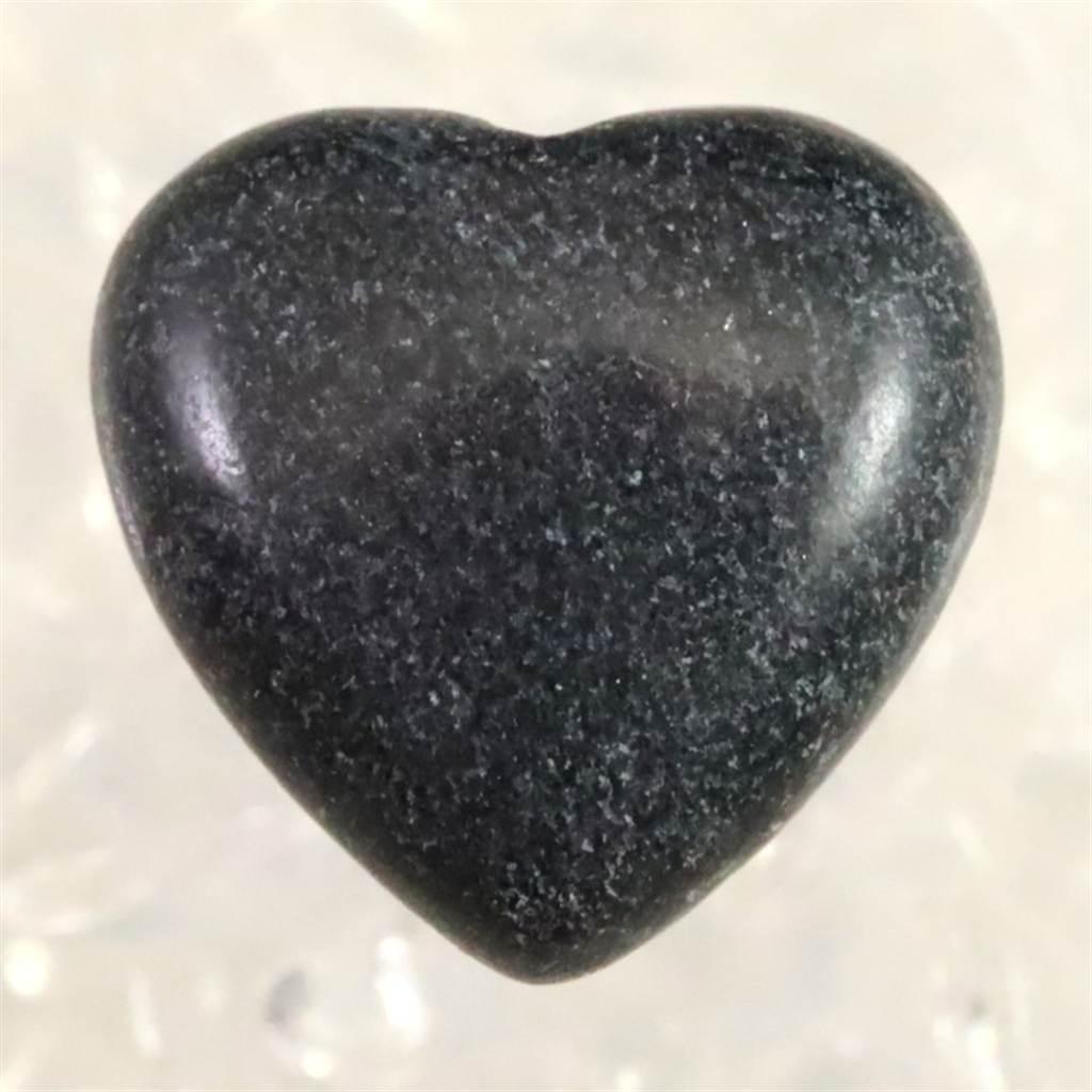 H&E社 ブラックアゼツライト 15mmハート  2.1g #79996