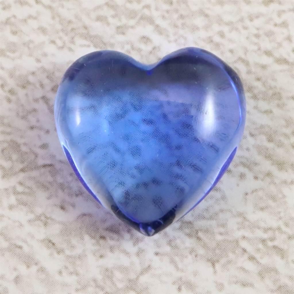 H&E社 シベリアンブルークォーツ 15mm ハート 2.5g #715781枚目の画像