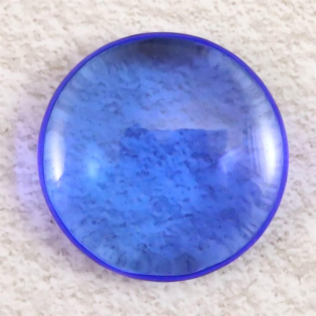 H&E社 シベリアンブルークォーツ 30mm ソーサー 10.4g #670481枚目の画像