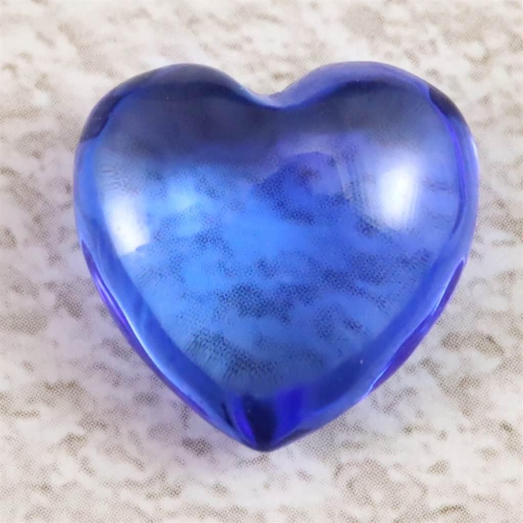 H&E社 シベリアンブルークォーツ 15mm ハート 2.5g #509021枚目の画像