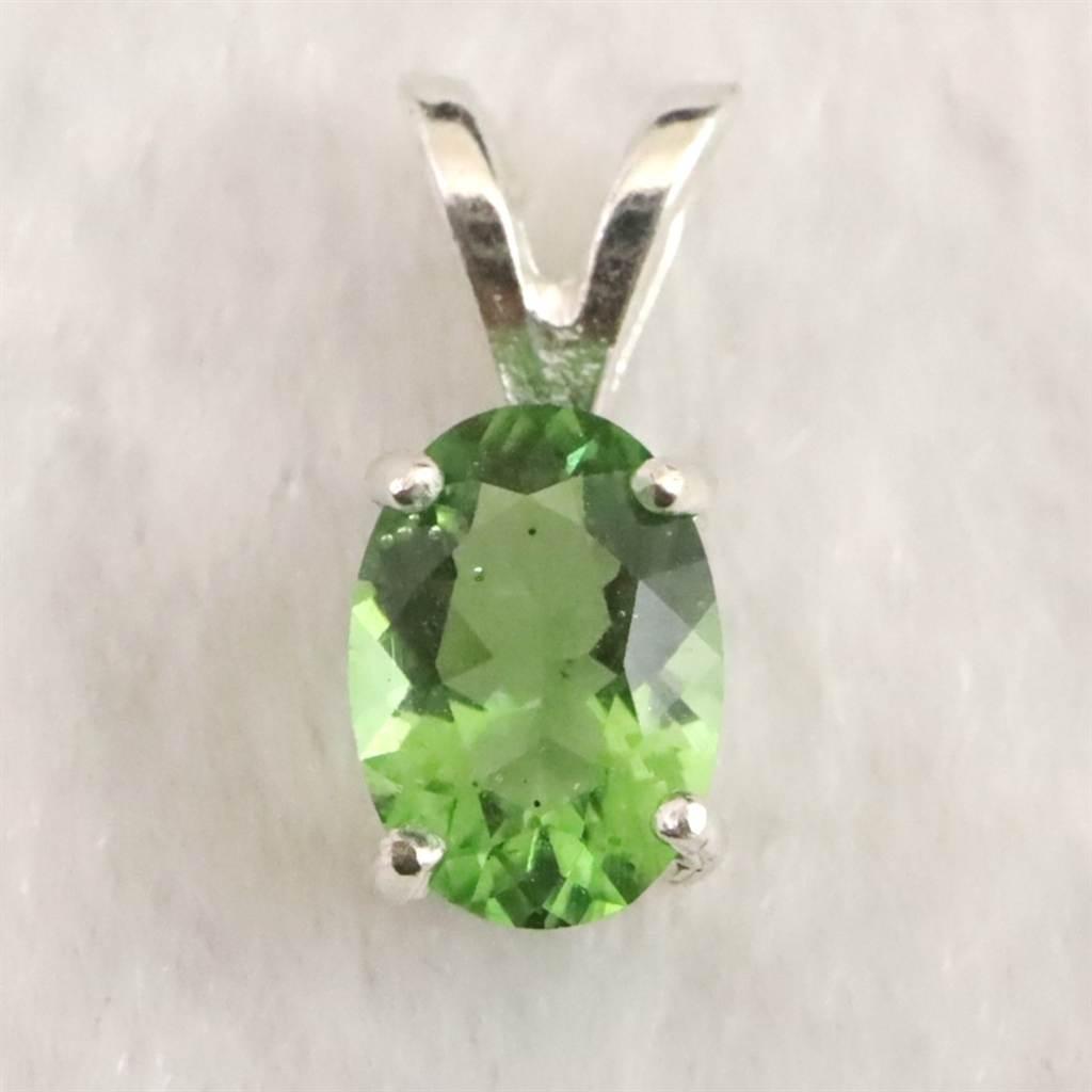 H&E社 ガイアストーン 7mmオーバル ペンダント 0.6g #223891枚目の画像