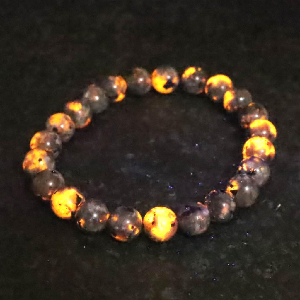 ユーパーライト  8mmブレスレット 17.8g #806671枚目の画像