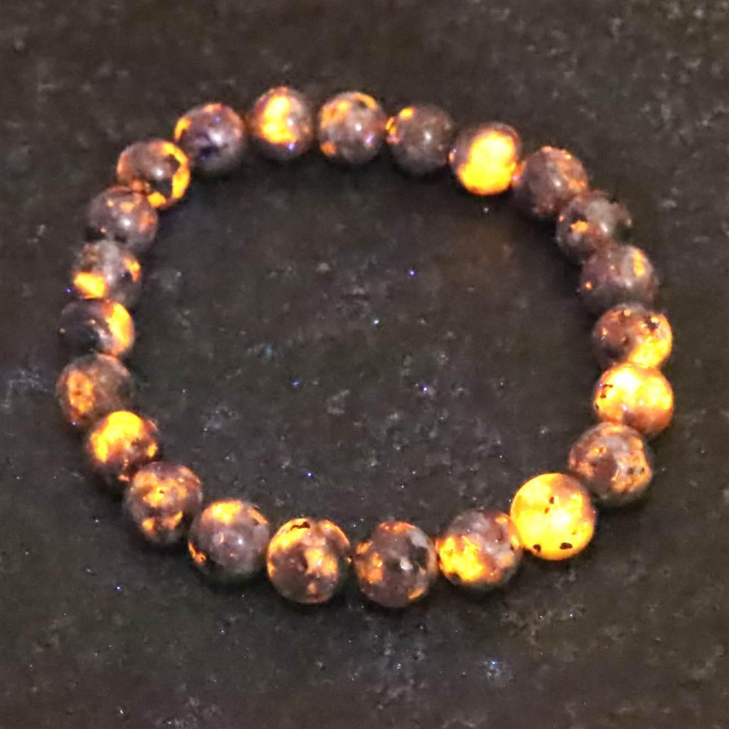 ユーパーライト  8mmブレスレット 17.9g #193491枚目の画像