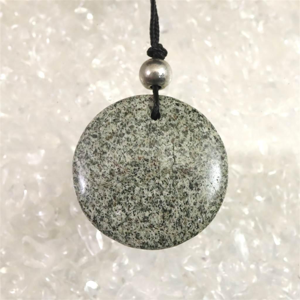 H&E社 ガーディアナイト ディスク型 コード ペンダント 6.8g #61492