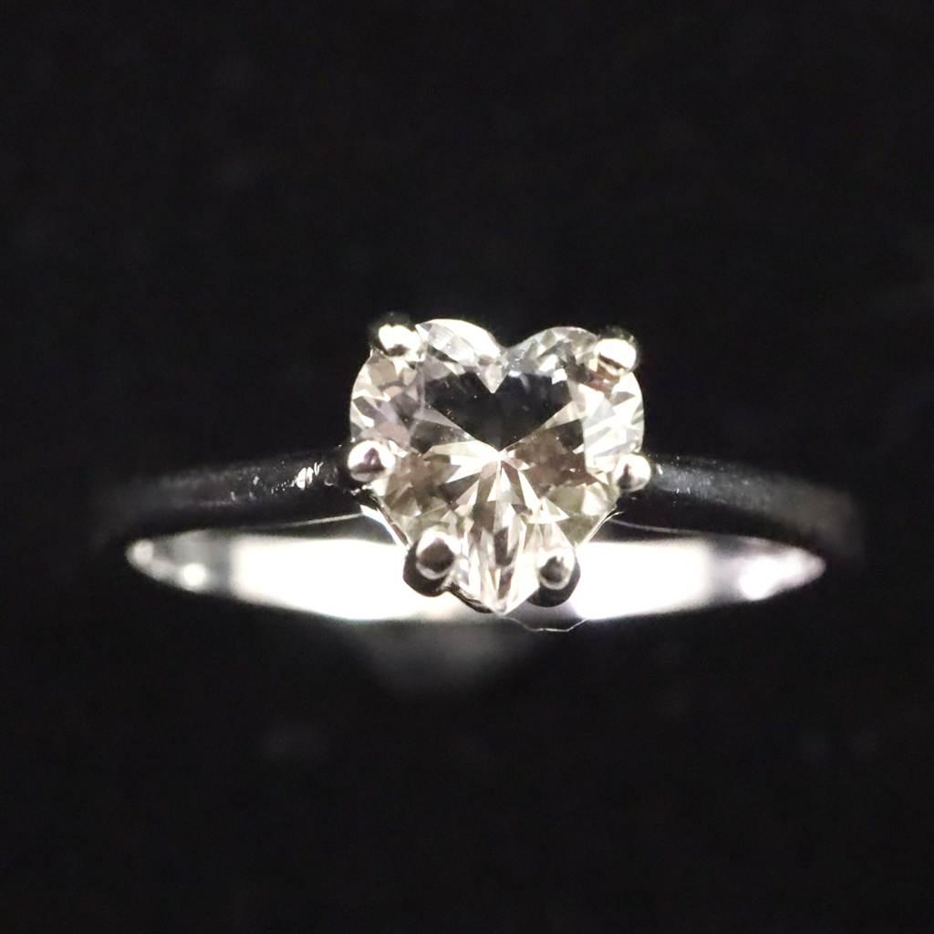 H&E社 アゼツライト 6mmハート リング 13号  現品 #817521枚目の画像