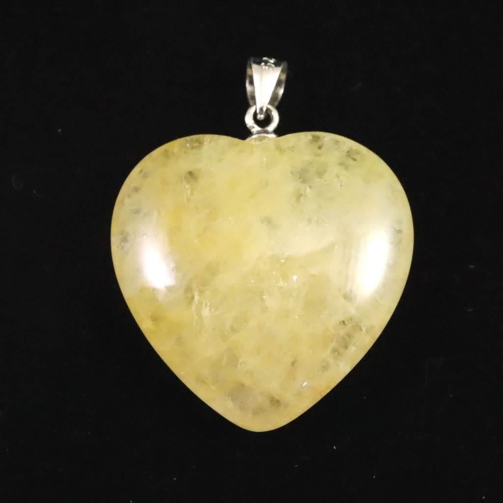 H&E社 ヒマラヤゴールドアゼツライト（AZOZEO) 25mmハート ペンダント  7.1g #46827 | 4枚目