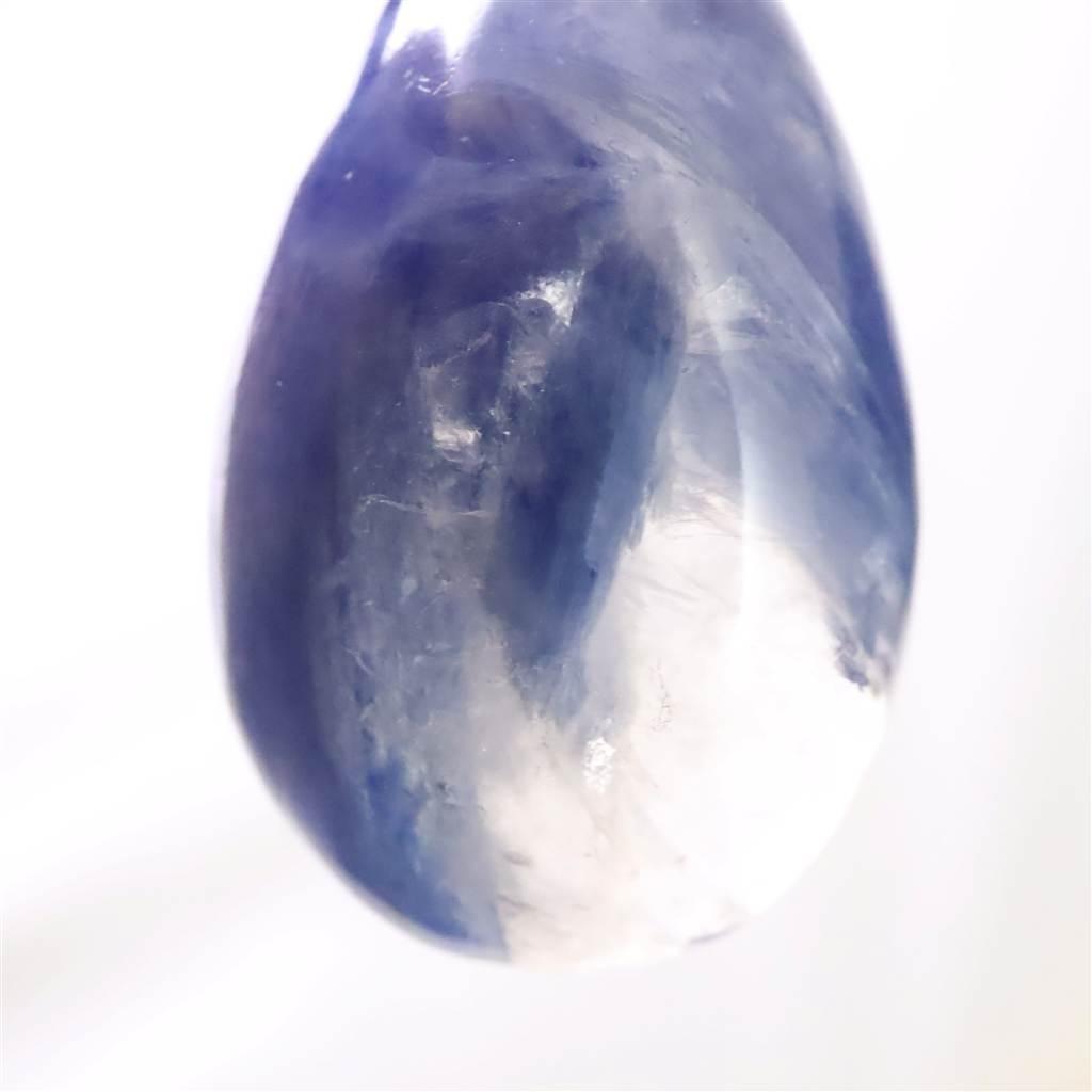 カイヤナイトシリカ 33mmペアシェイプ  ペンダント 13.4g  #92433 | 7枚目