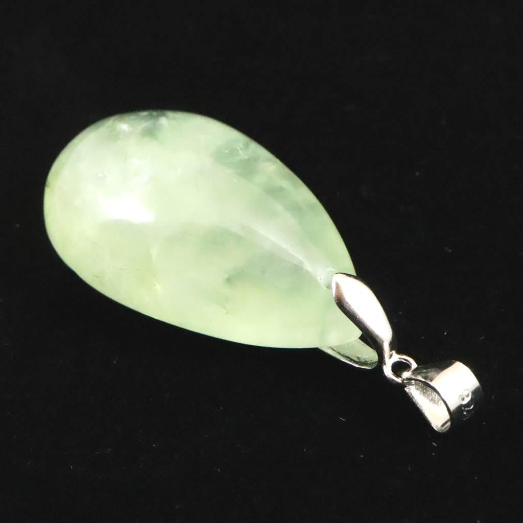プレナイト 29mmペアシェイプ ペンダント 8.4g #56474 | 4枚目