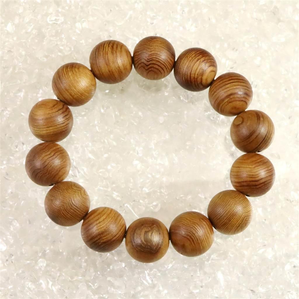 伊勢神宮御山杉 内宮大杉 15.5mmブレスレット  13.3g #56623