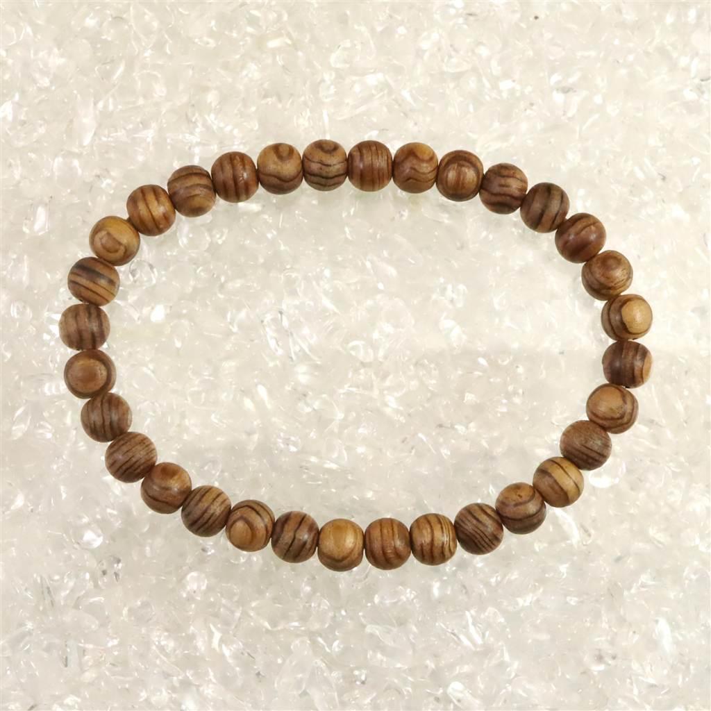 伊勢神宮御山杉 内宮大杉 7mmブレスレット  2.8g #15733