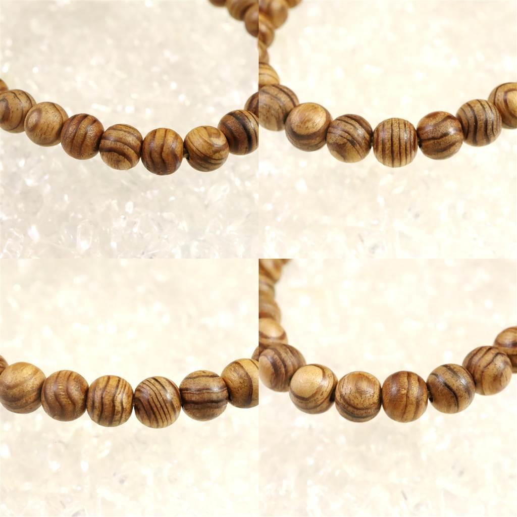 伊勢神宮御山杉 内宮大杉 7mmブレスレット  2.8g #15733 | 5枚目