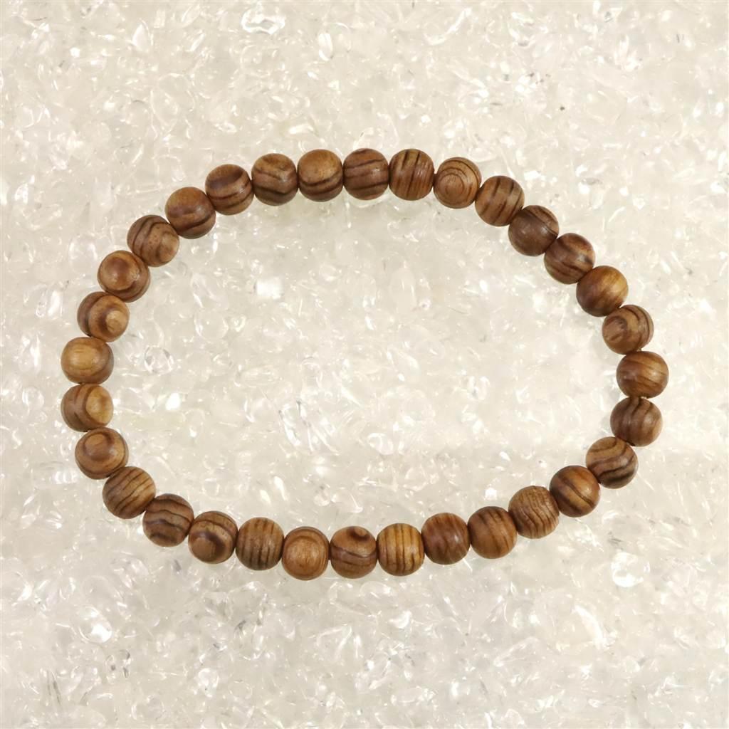伊勢神宮御山杉 内宮大杉 7mmブレスレット  2.9g #12171