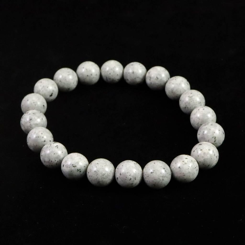 青海薬石 （新潟県糸魚川市） 10mmブレスレット  28.1ｇ　 #43880 | 2枚目
