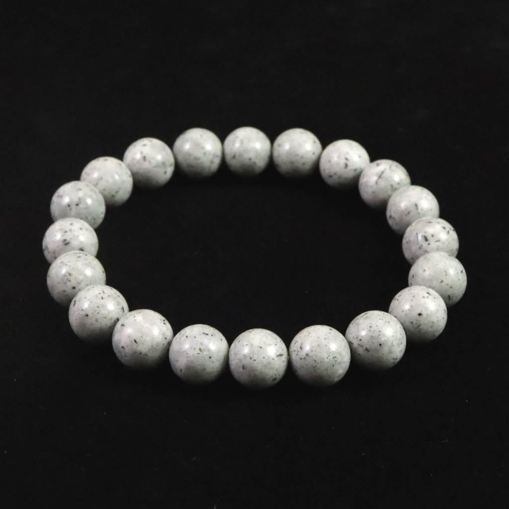 青海薬石 （新潟県糸魚川市） 10mmブレスレット  28.1ｇ　 #43880 | 4枚目