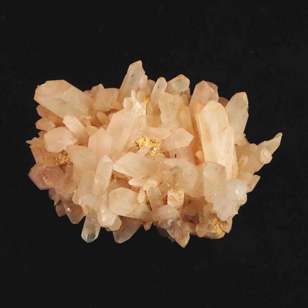 タンジェリンクォーツ 89mm クラスター 原石 201g #57967