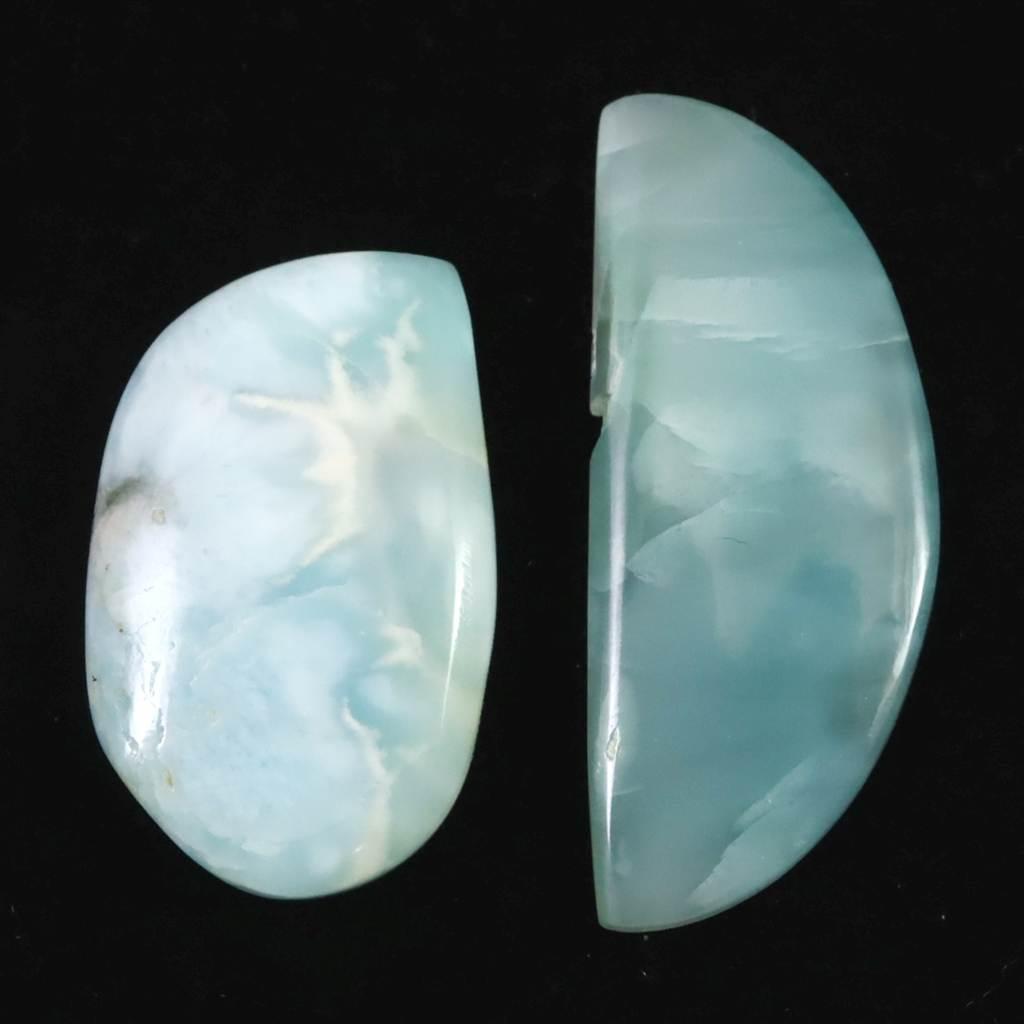 スミソナイト タンブル ルース　2個セット　28.0ct #34185