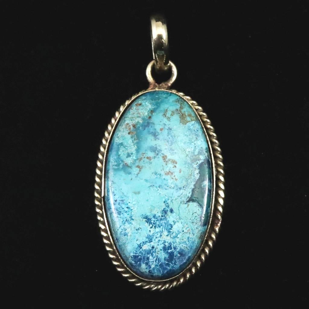 クォンタムクアトロシリカ　35mmオーバル ペンダント　13.1g #62855