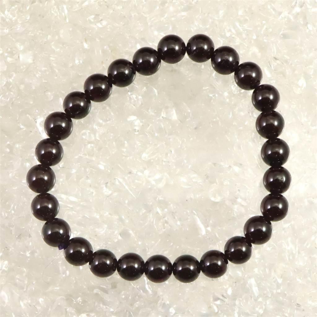 ヒマラヤ ガーネット 7mmブレスレット 21.6ｇ #28352