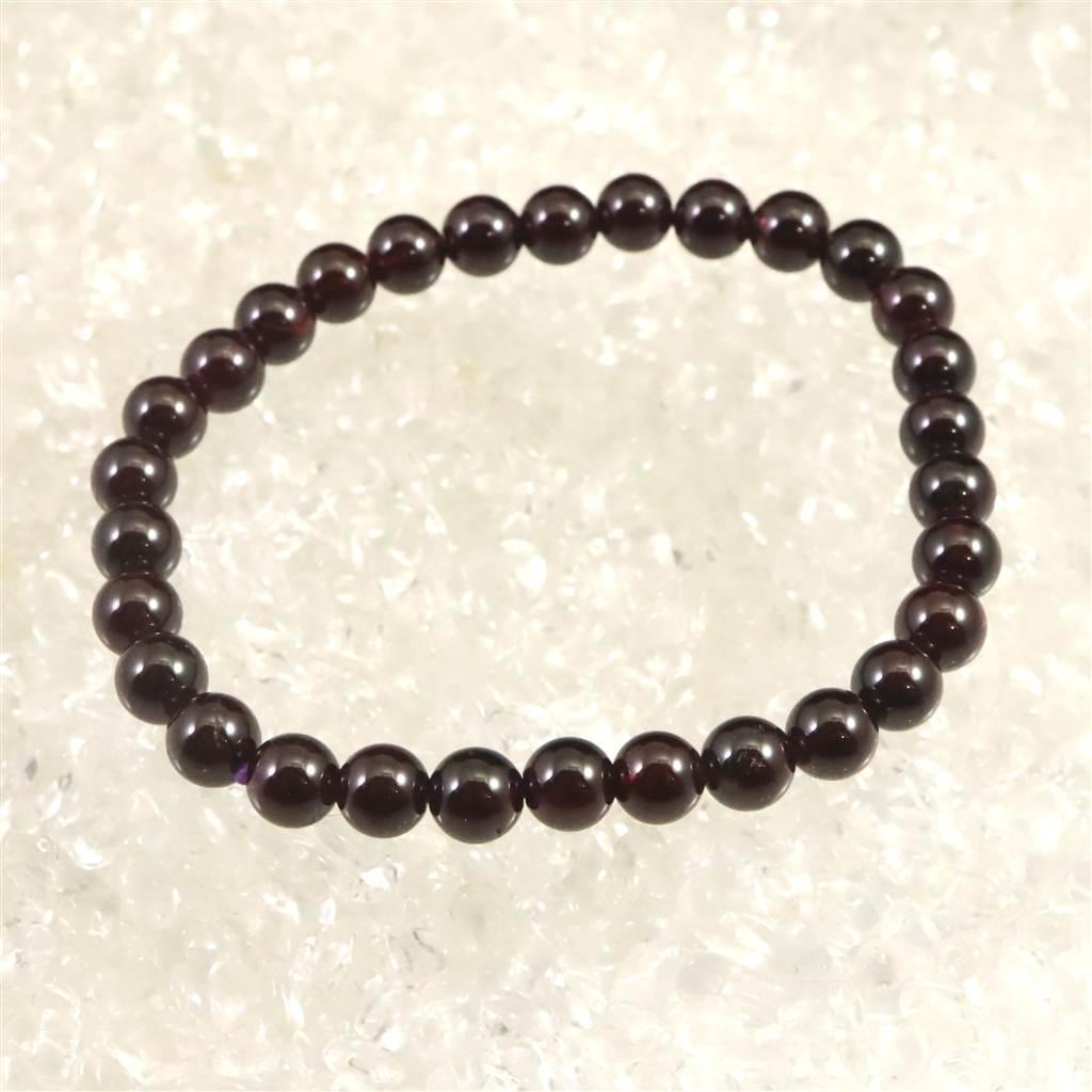 ヒマラヤ ガーネット 6mmブレスレット 16.1ｇ #33241 | 2枚目