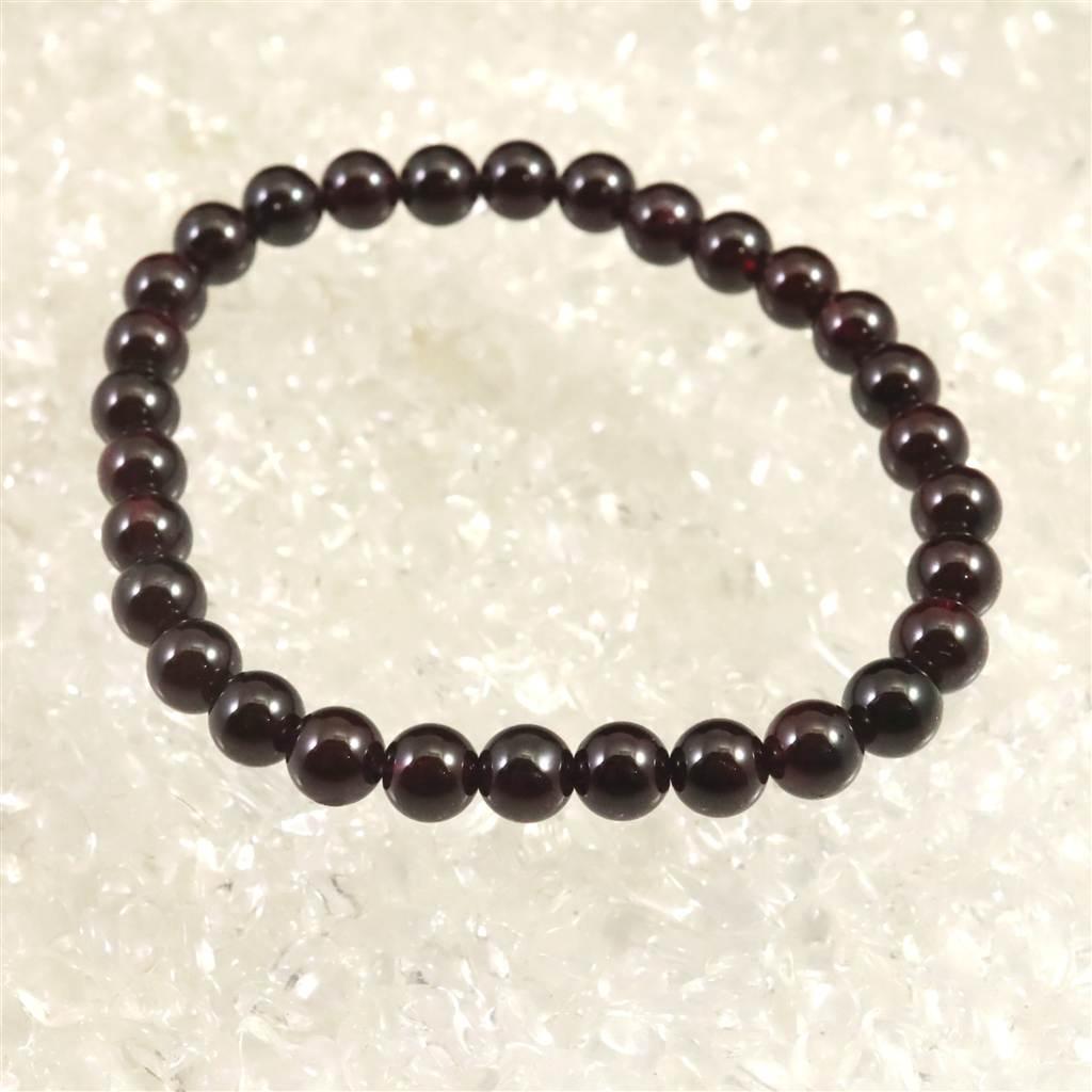 ヒマラヤ ガーネット 6mmブレスレット 16.1ｇ #33241 | 3枚目
