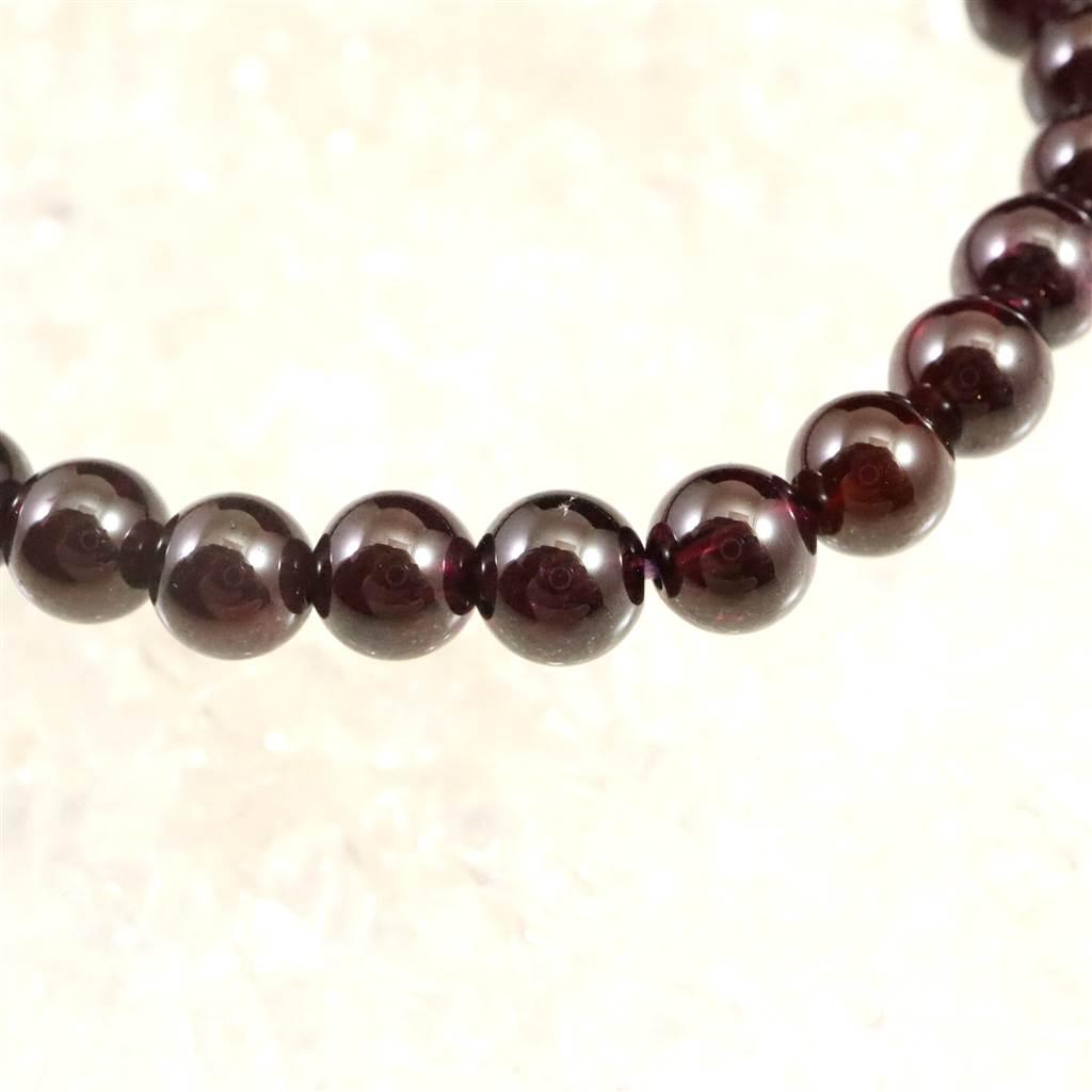 ヒマラヤ ガーネット 6mmブレスレット 16.1ｇ #33241 | 4枚目