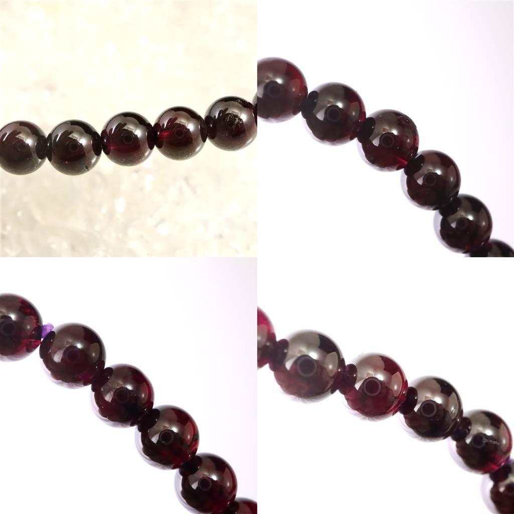 ヒマラヤ ガーネット 6mmブレスレット 16.1ｇ #33241 | 7枚目
