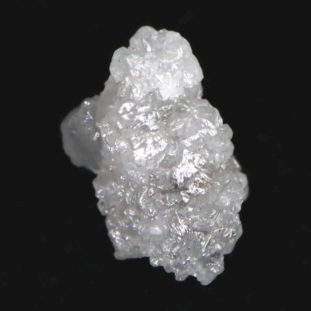 天然 ダイヤモンド ホワイト グレー　7.7mm原石  1.08ct #34201