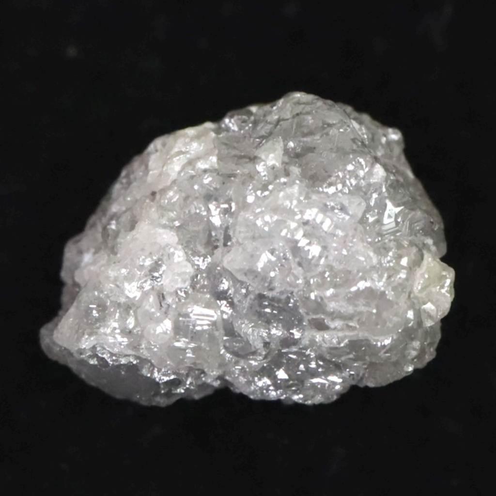 天然 ダイヤモンド ホワイト グレー　8.9mm原石  2.34ct #11376