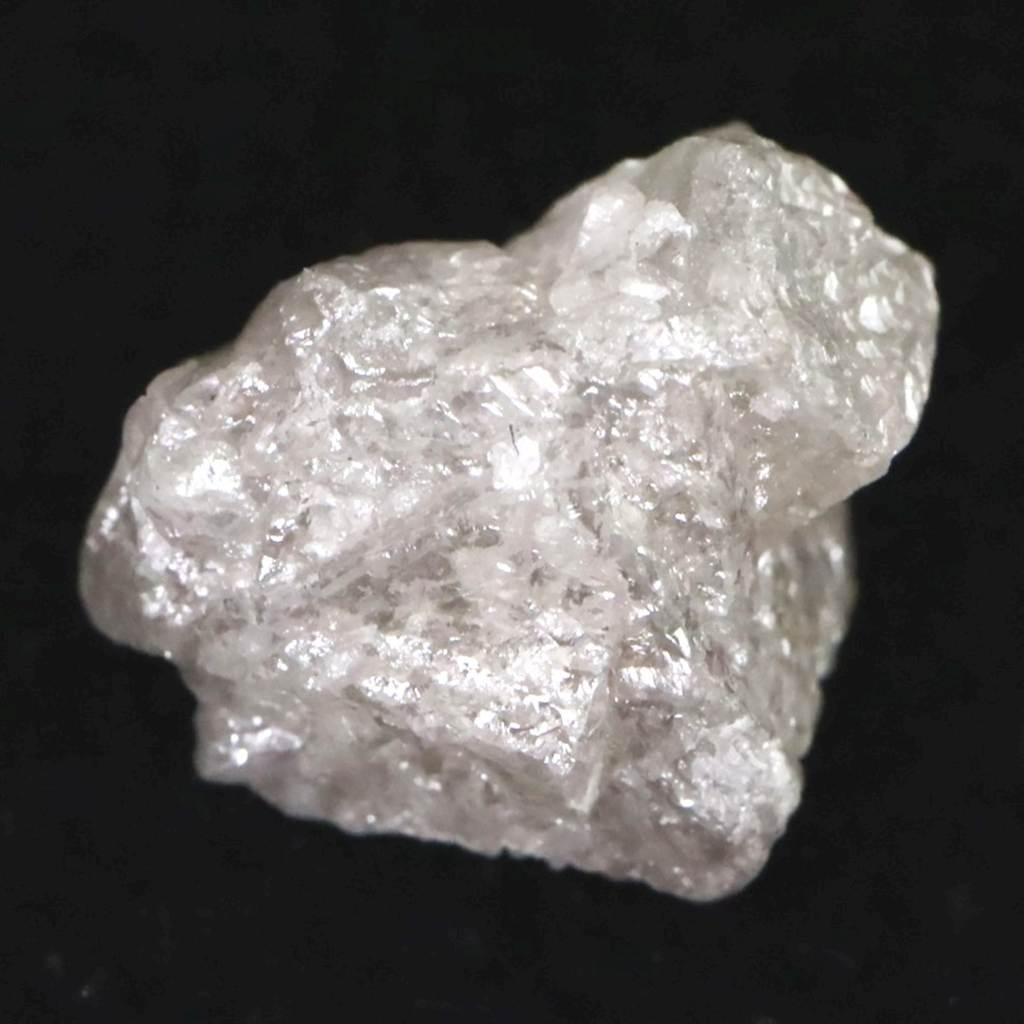 天然 ダイヤモンド ホワイト グレー　8.5mm原石  2.41ct #27352