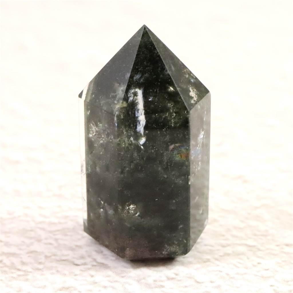 ブラジル産 ガーデンクォーツ 庭園水晶 六角柱ポイント ルース 5.5g #44703