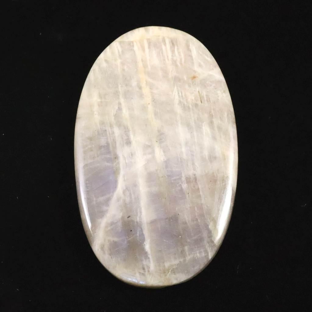ロシア産 ベロモナイト ムーンストーン 57mmオーバルカボション 27.3g #10419 | 3枚目