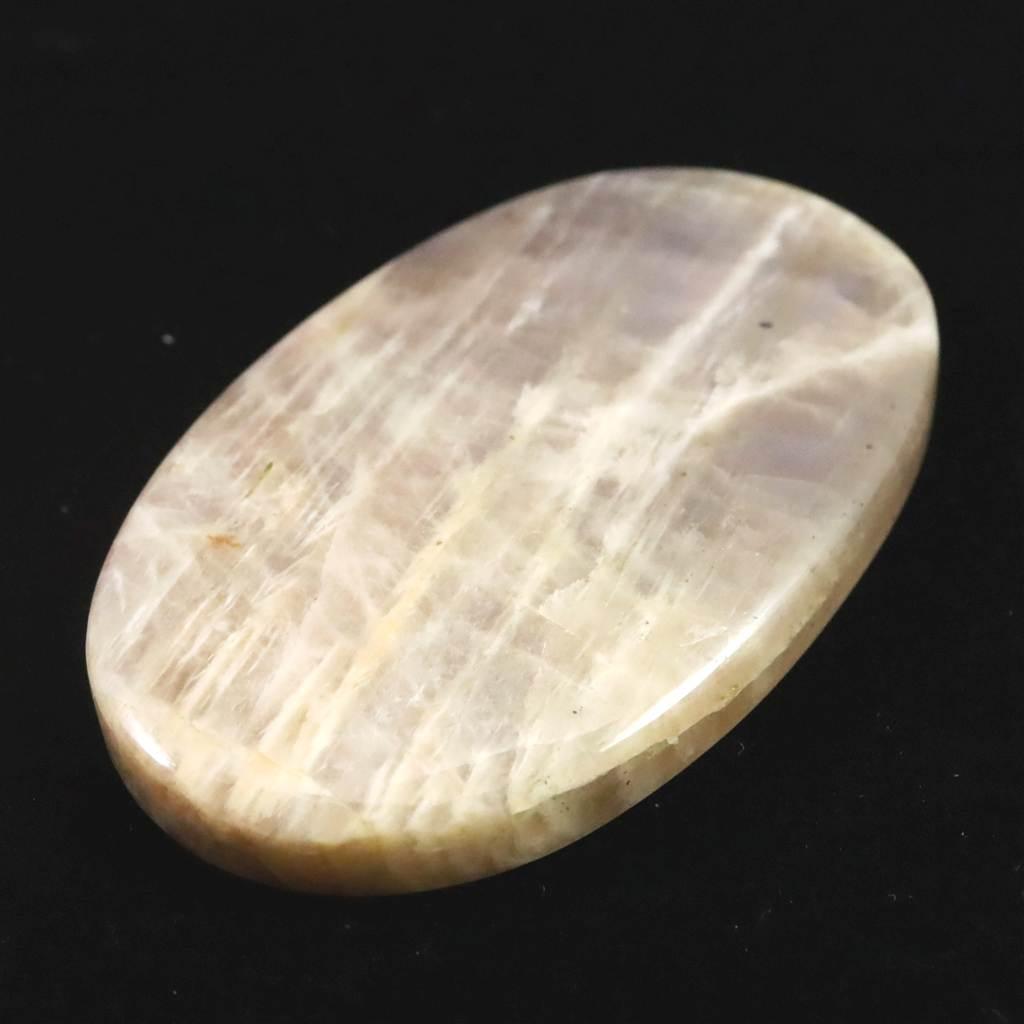 ロシア産 ベロモナイト ムーンストーン 57mmオーバルカボション 27.3g #10419 | 5枚目