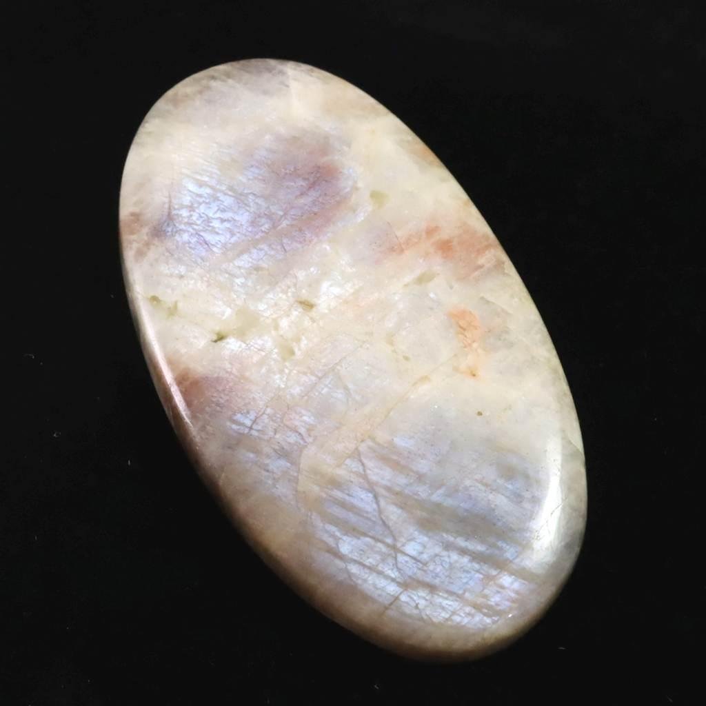 ロシア産 ベロモナイト ムーンストーン 55mmオーバルカボション 22.3g #29757 | 2枚目