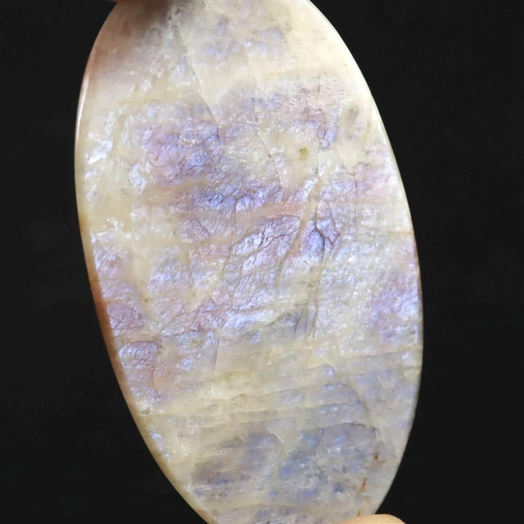 ロシア産 ベロモナイト ムーンストーン 55mmオーバルカボション 22.3g #29757 | 6枚目