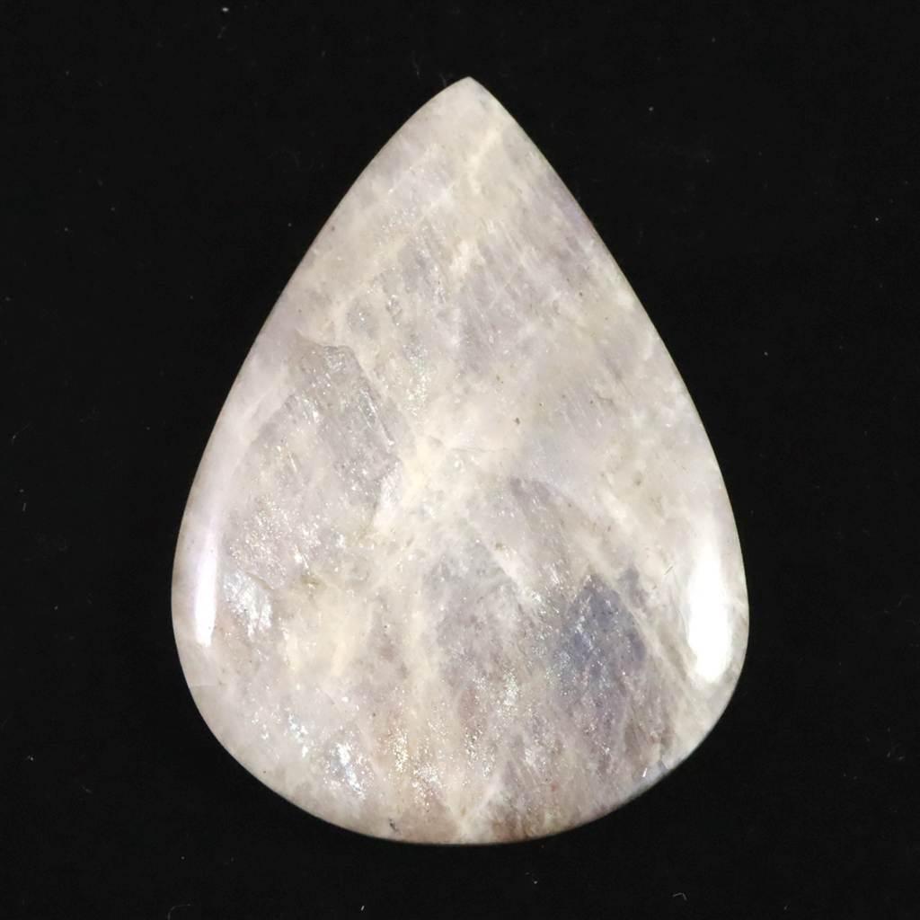 ロシア産 ベロモナイト ムーンストーン 47mmペアシェイプカボション 16.6g #96976 | 3枚目