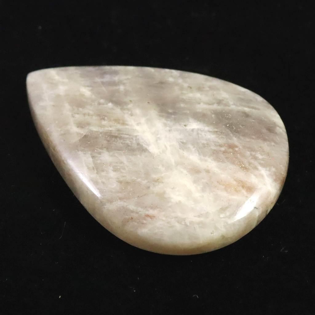 ロシア産 ベロモナイト ムーンストーン 47mmペアシェイプカボション 16.6g #96976 | 4枚目