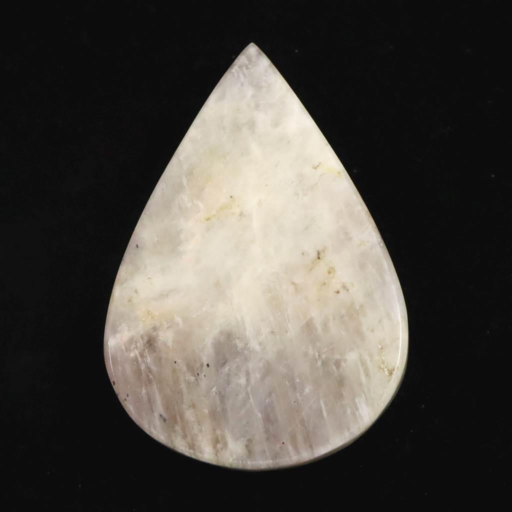 ロシア産 ベロモナイト ムーンストーン 45mmペアシェイプカボション 15.3g #28687 | 6枚目