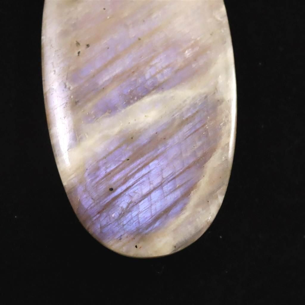 ロシア産 ベロモナイト ムーンストーン 63mmオーバルカボション 23.5g #72048 | 3枚目