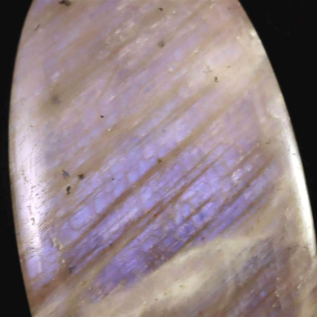 ロシア産 ベロモナイト ムーンストーン 63mmオーバルカボション 23.5g #72048 | 4枚目