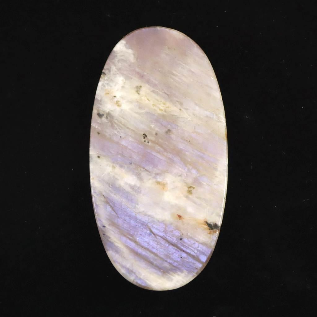 ロシア産 ベロモナイト ムーンストーン 63mmオーバルカボション 23.5g #72048 | 6枚目