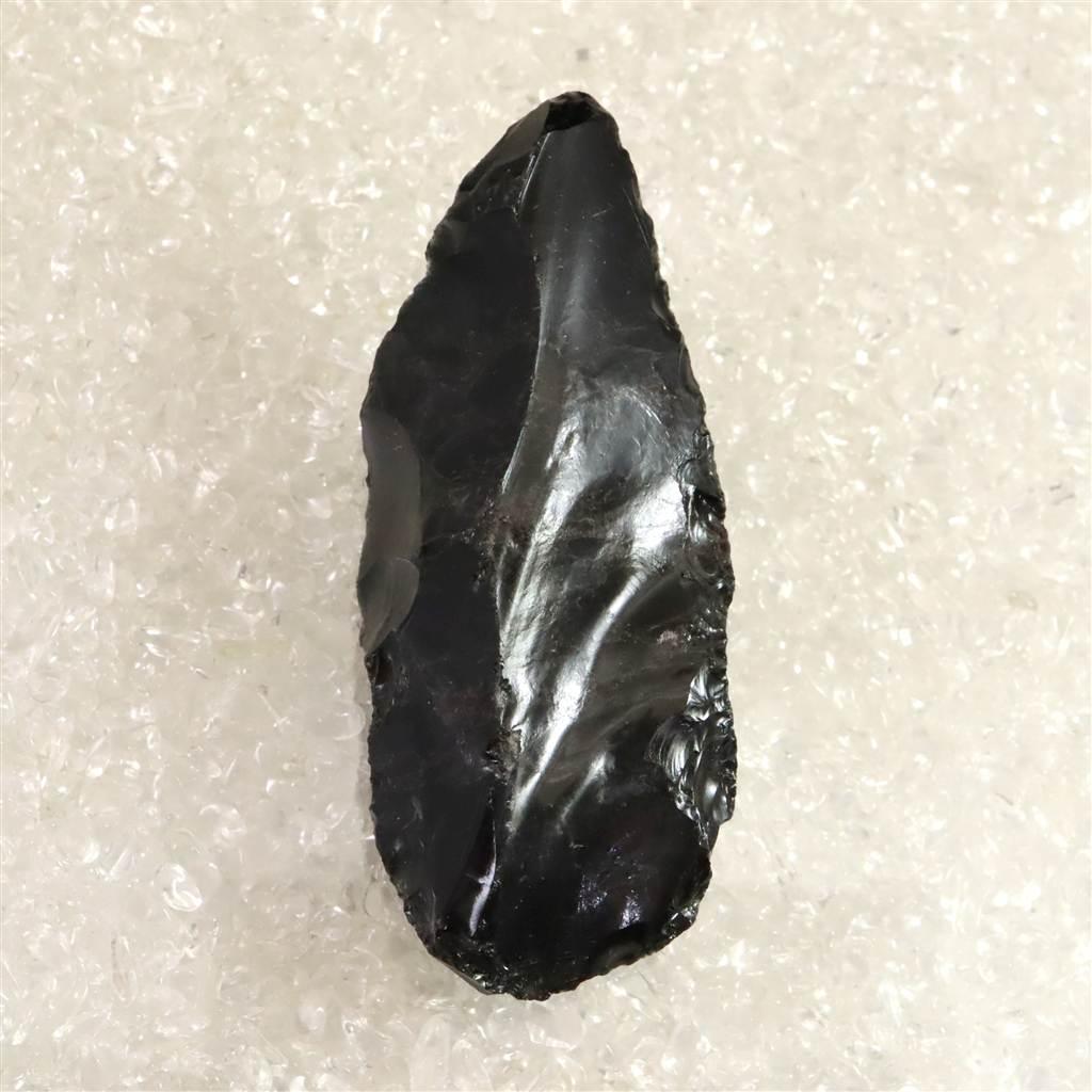 黒曜石 打製石器  99mm  後期旧石器時代 東北・北海道地域 79.0g #85670