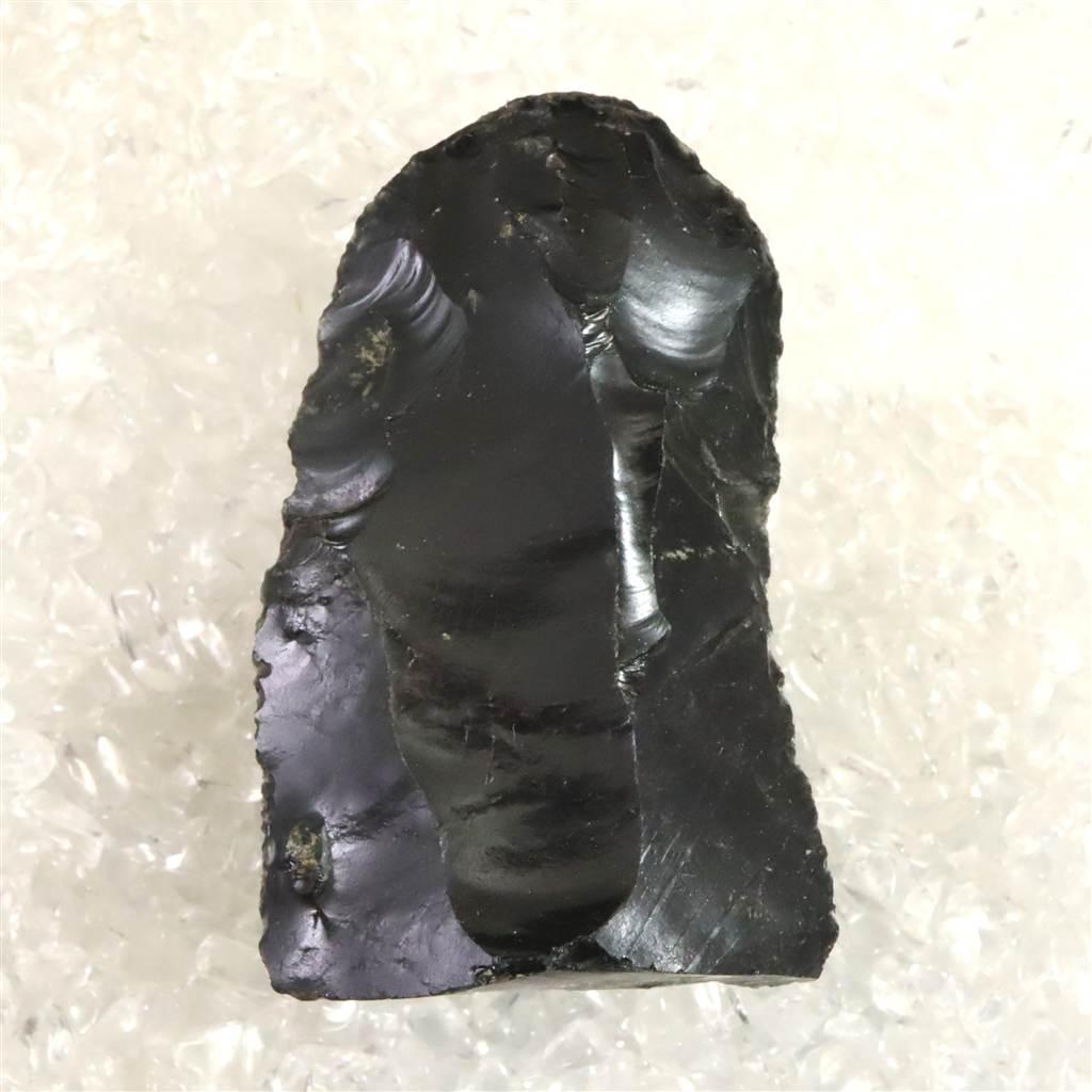 黒曜石 打製石器  59mm  後期旧石器時代 東北・北海道地域 25.4g #30820