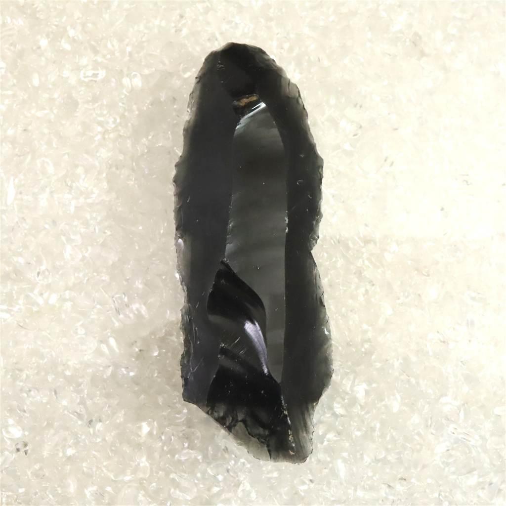 黒曜石 打製石器  101mm  後期旧石器時代 東北・北海道地域 52.0g #61699