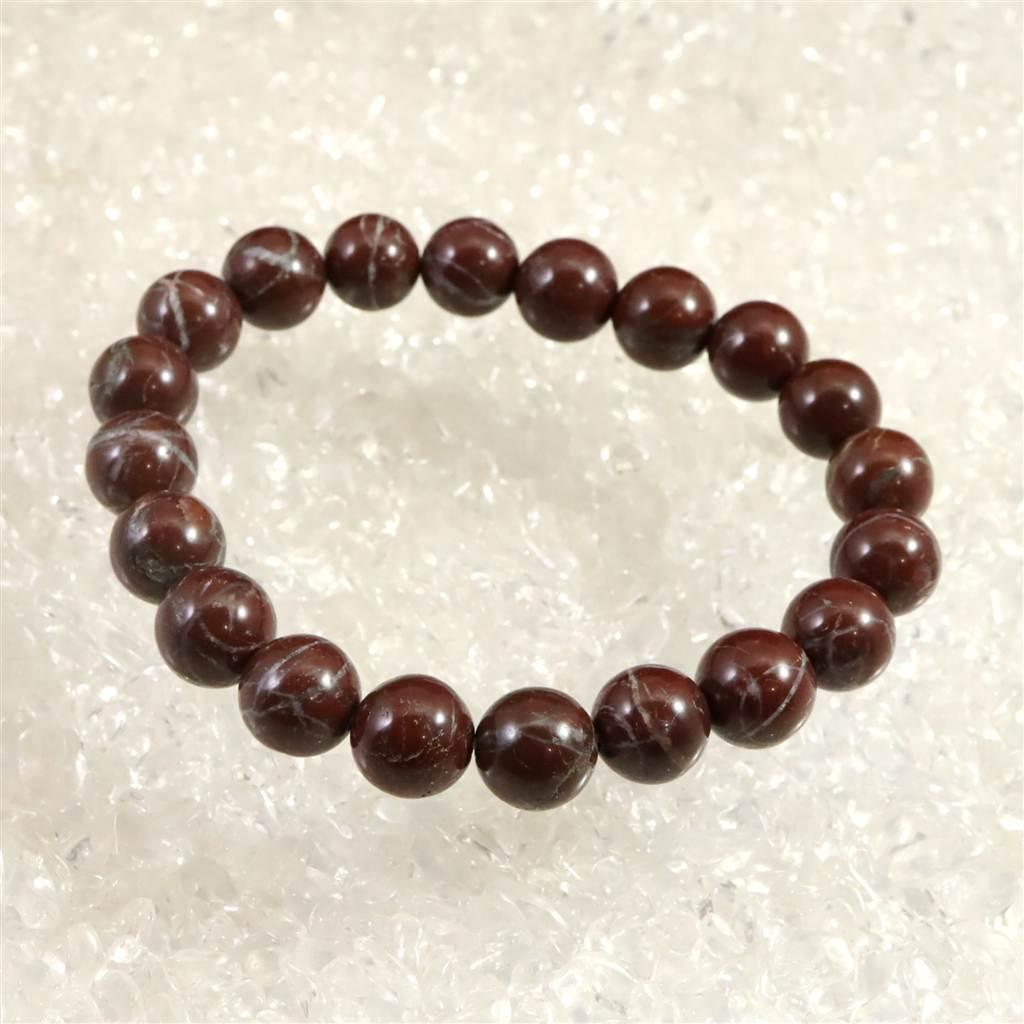 佐渡　赤玉石　10mmブレスレット　 30.8ｇ #88073 | 3枚目