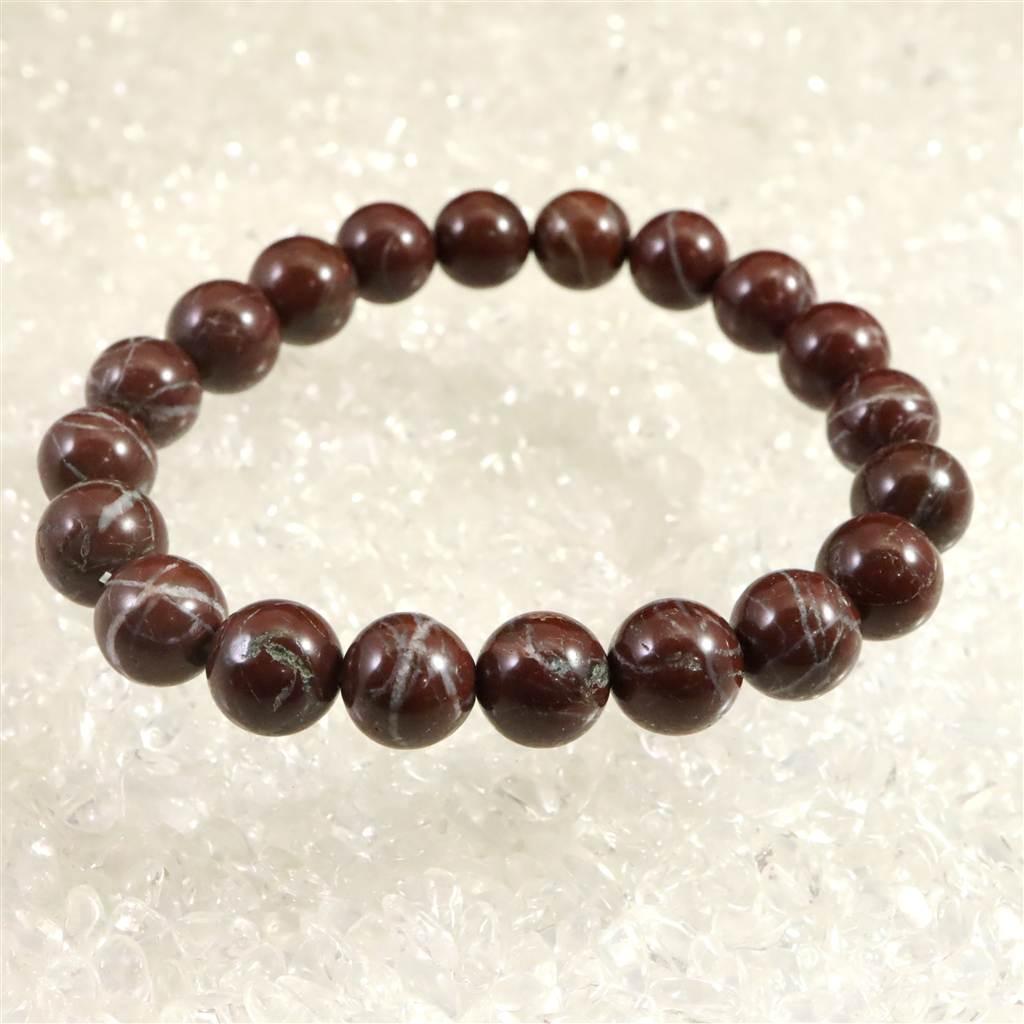 佐渡　赤玉石　10mmブレスレット　 30.8ｇ #88073 | 4枚目