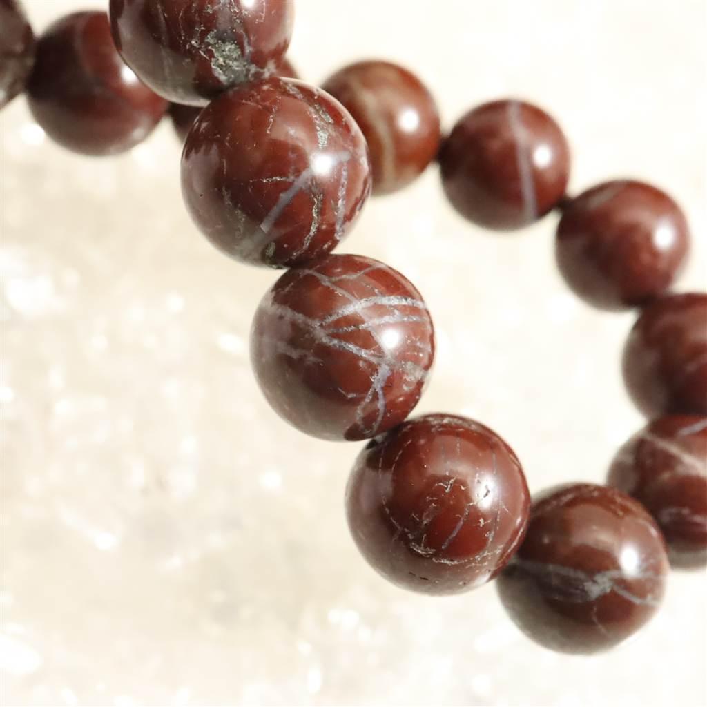 佐渡　赤玉石　10mmブレスレット　 30.8ｇ #88073 | 6枚目