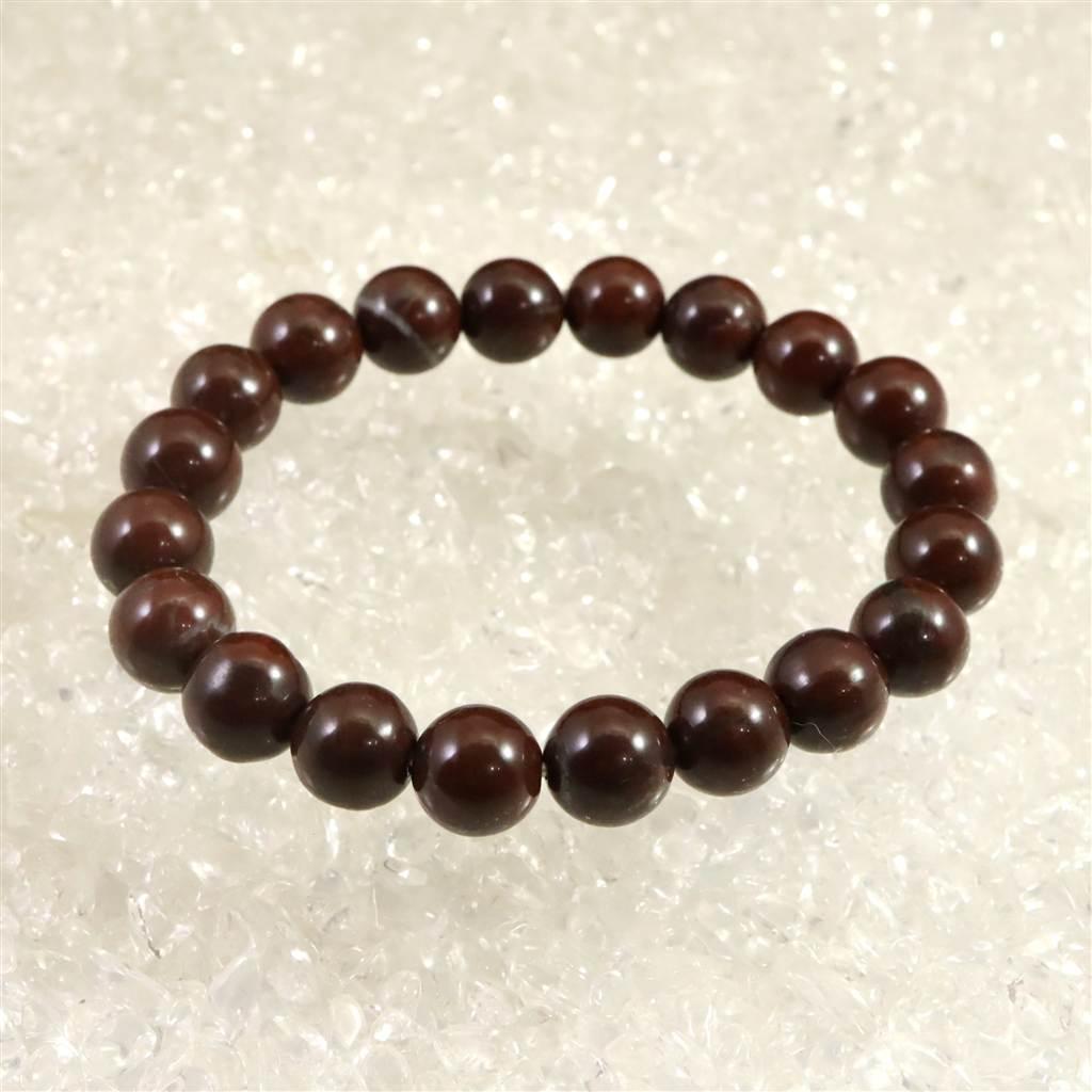 佐渡　赤玉石　10mmブレスレット　 30.7ｇ #93374 | 3枚目