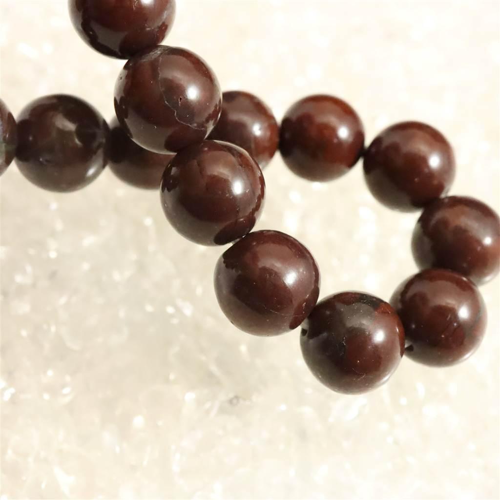 佐渡　赤玉石　10mmブレスレット　 30.7ｇ #93374 | 4枚目